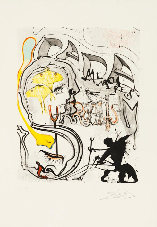 ANGEL OF DADA SURREALISM by Salvador Dali
