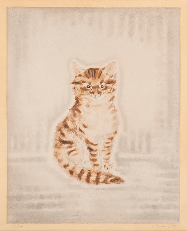 LES CHATS by Leonard Tsuguharu Foujita
