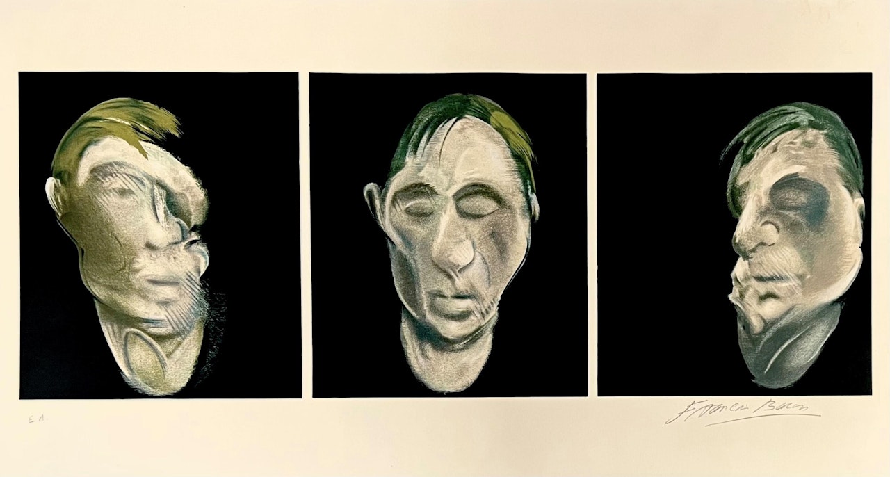 TROIS ETUDES POUR UN AUTOPORTRAIT (D'APRES TROIS ETUDES POUR UN AUTOPORTRAIT ), by Francis Bacon