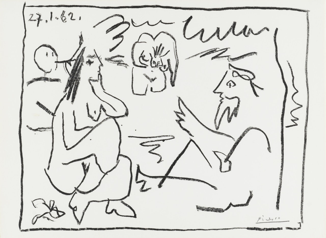 LES DEJEUNERS by Pablo Picasso