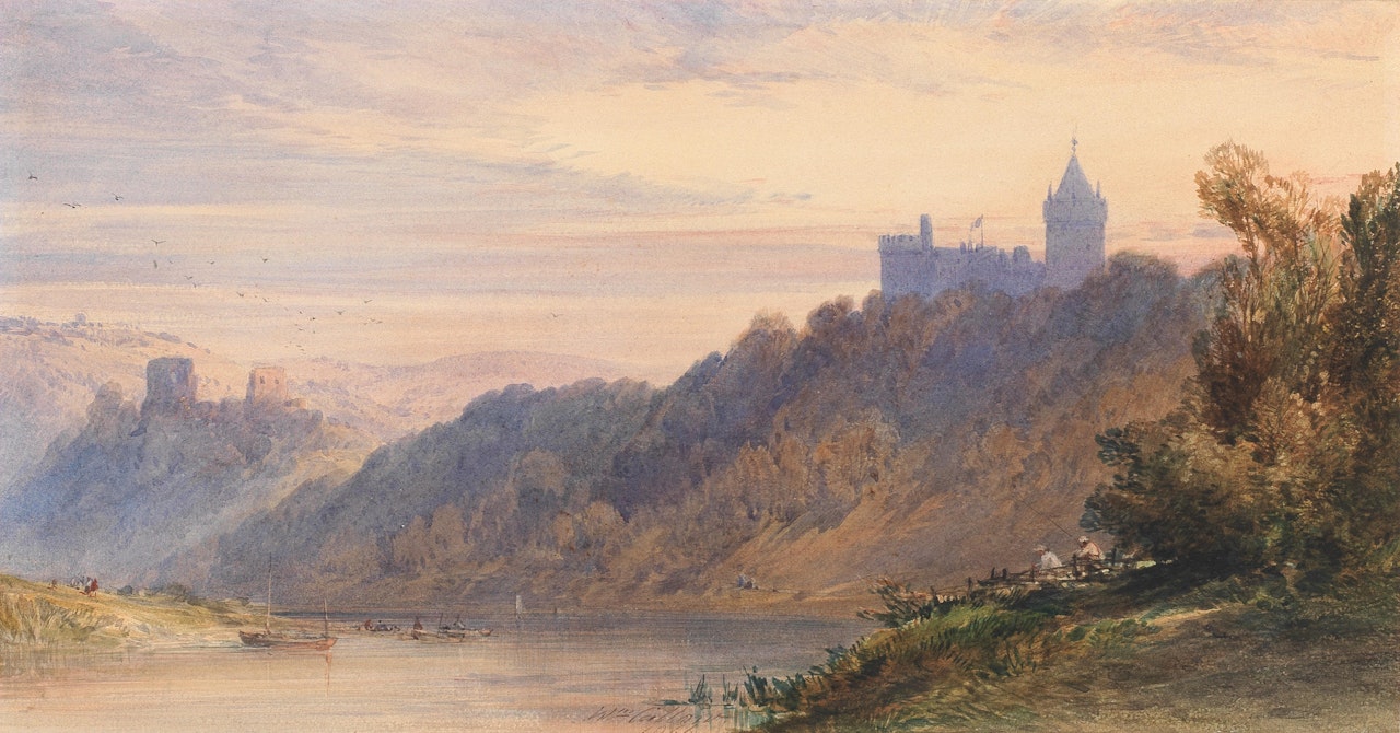 View of Goodrich Castle on the Wye by William Callow