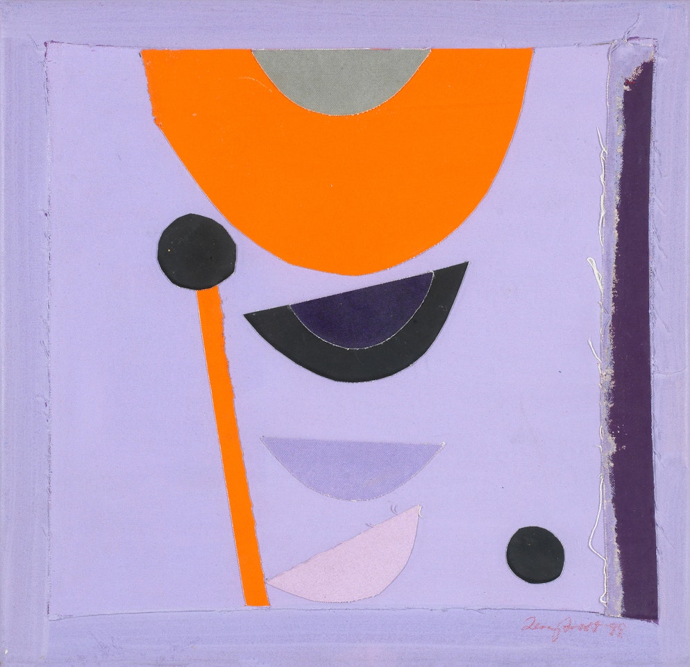 Lilac, Orange and Black by Terry Frost