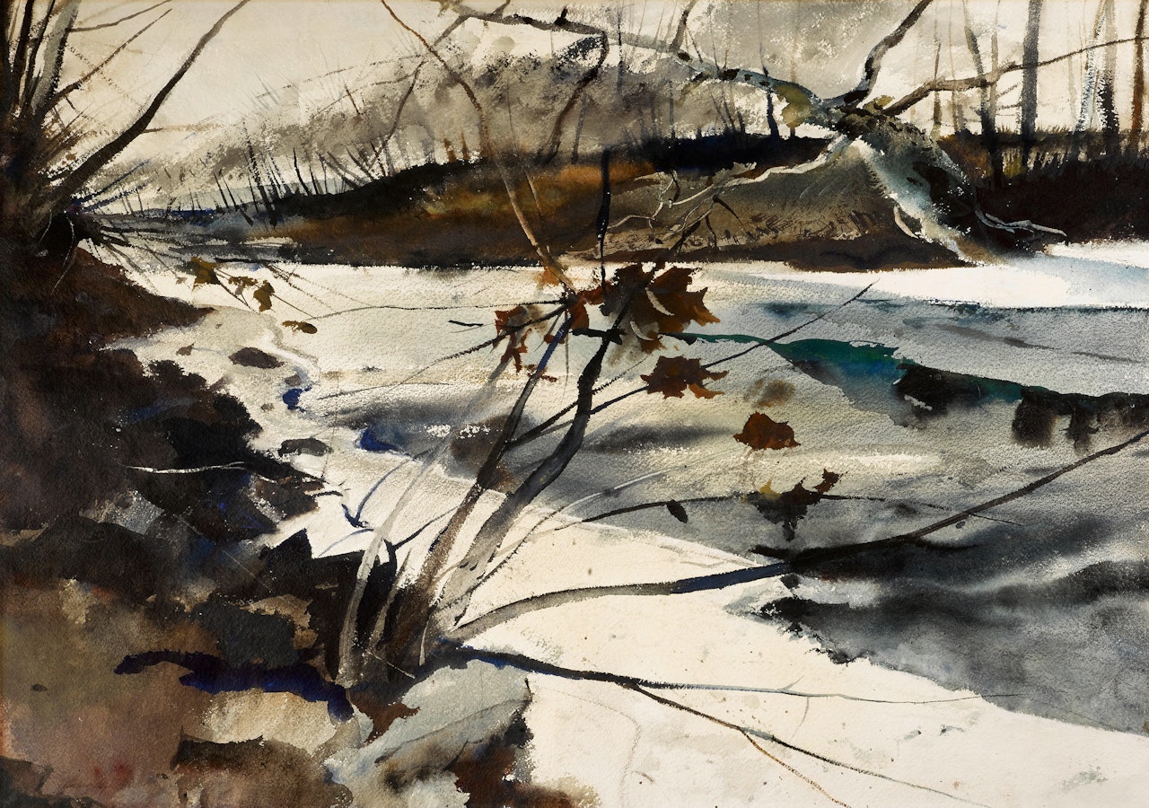 Brandywine in Winter  by Andrew Wyeth