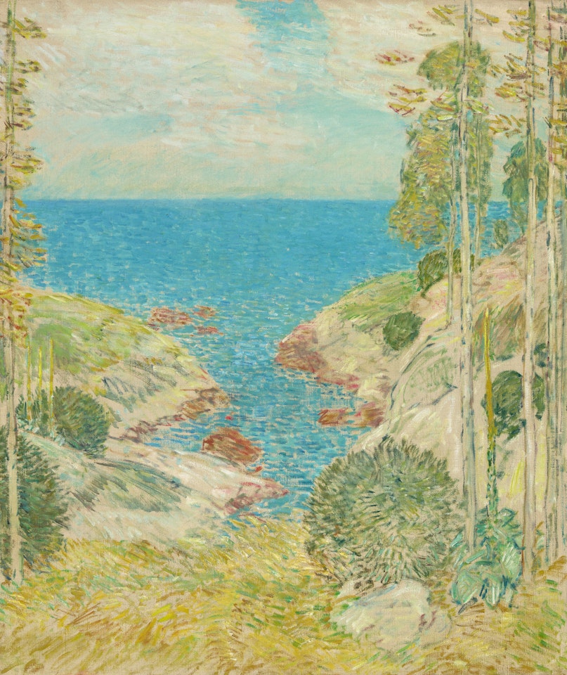 Marine View, Isles of Shoals (Panel of a Decorative Mural for the Charles Erskine Scott Wood House, Portland, Oregon)  by Childe Hassam