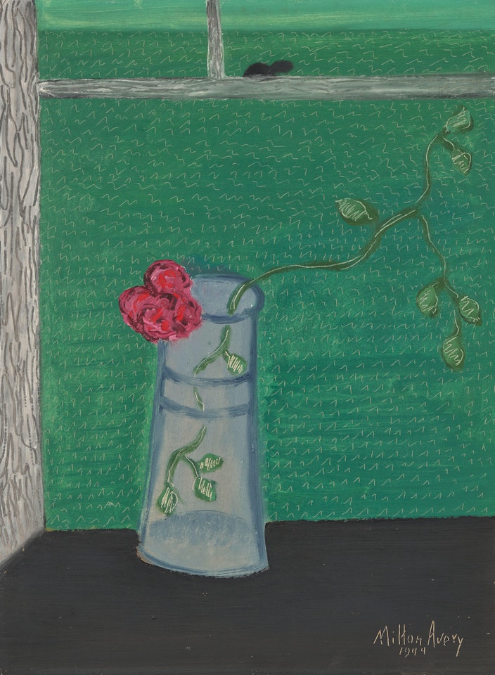 The Rose  by Milton Avery