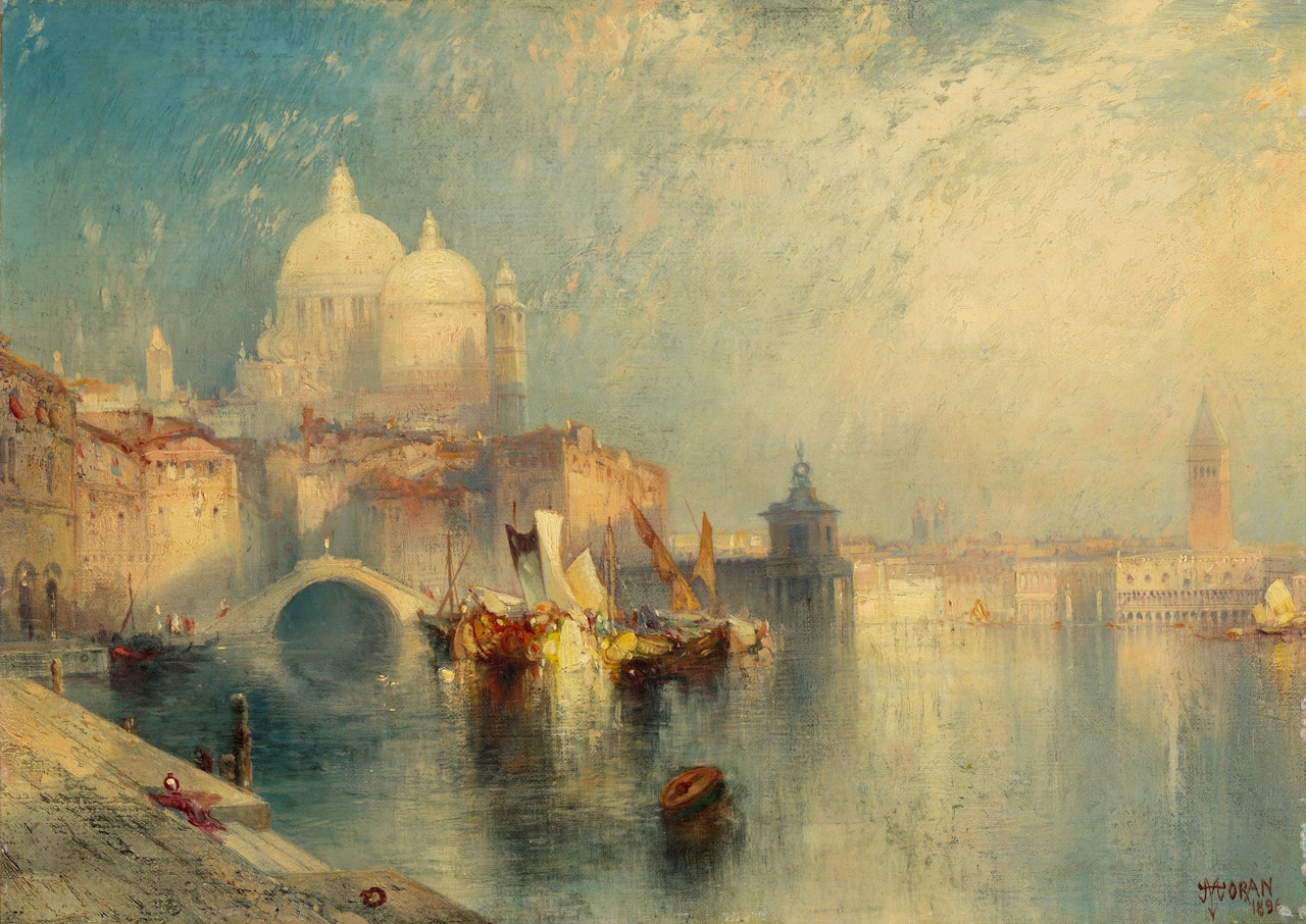 Venetian Scene  by Thomas Moran