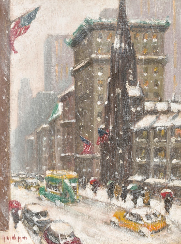 5th Avenue at 55th Street  by Guy Carleton Wiggins