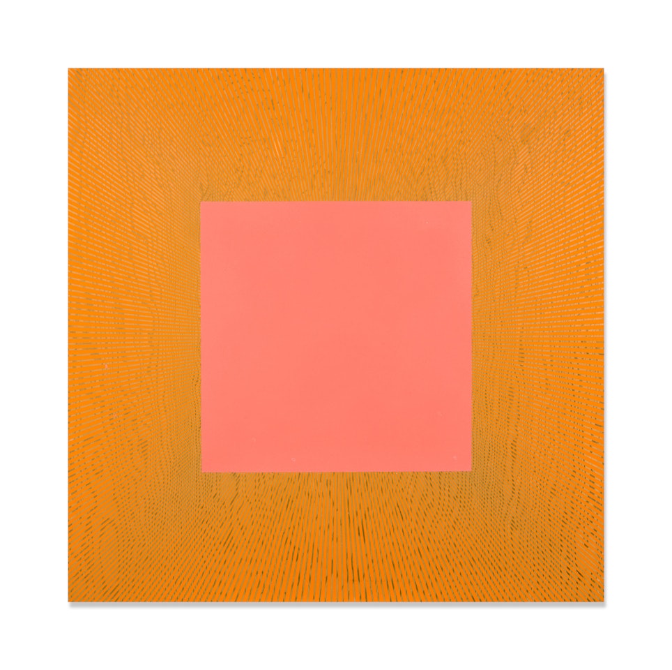 Pale Rose Square   by Richard Anuszkiewicz