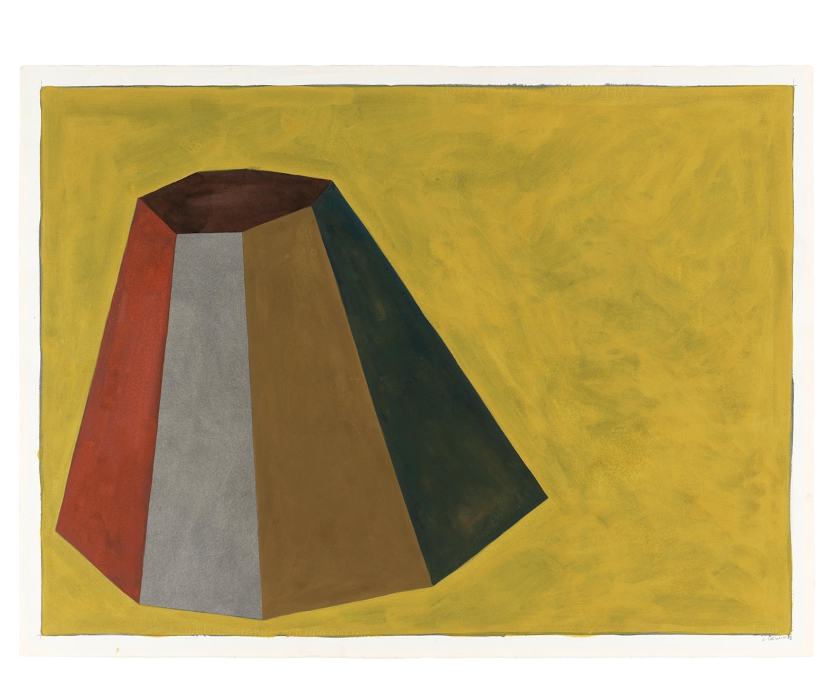 Truncated Pyramid   by Sol LeWitt