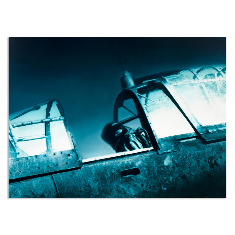 Untitled (Soldier sitting in cockpit)   by Gottfried Helnwein