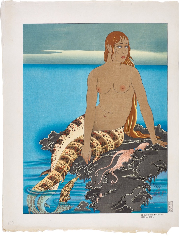 Paul Jacoulet (1902-1960) | Le Pacifique Mysterieux. Mers Du Sud (The Mysterious Pacific) | Showa period, 20th century by Paul Jacoulet