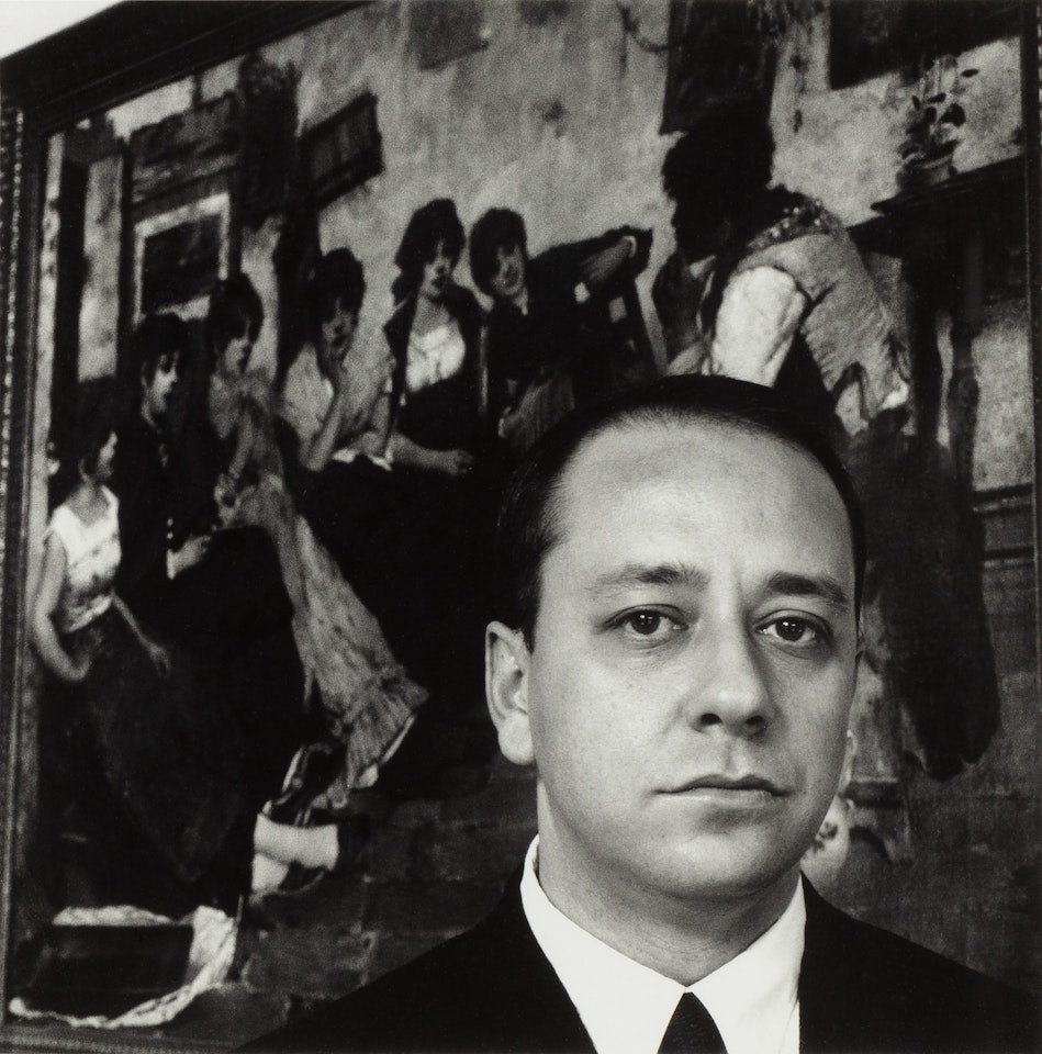 Portrait of Ernesto Esposito, Montecatini by Helmut Newton