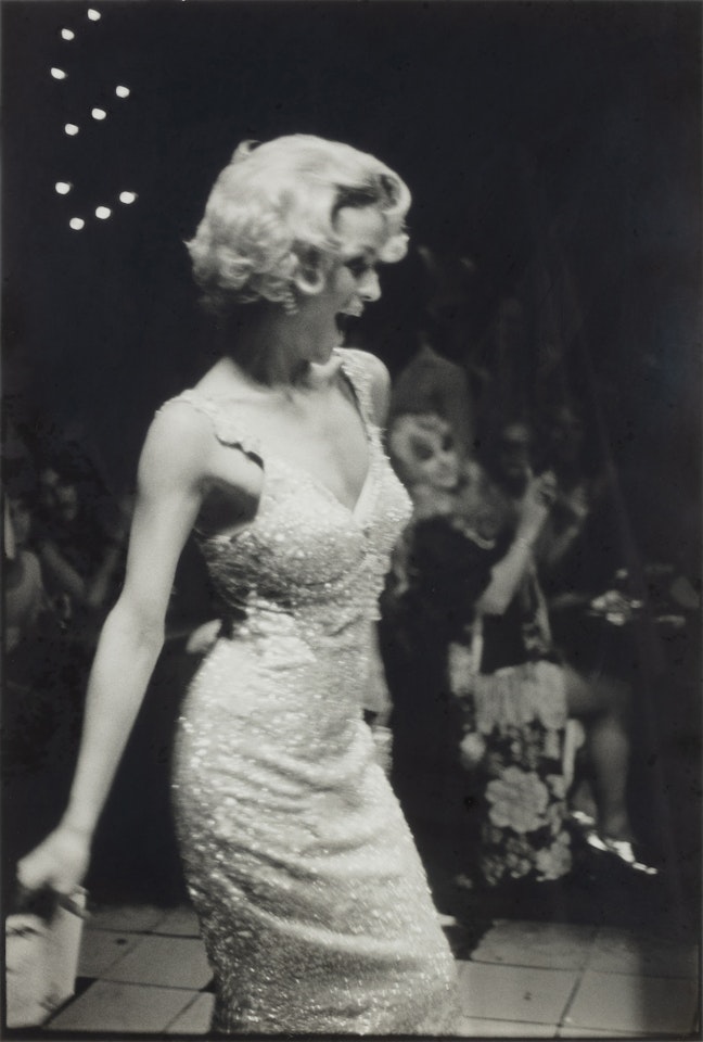 Lola Modeling in the Beauty Parade, Boston by Nan Goldin