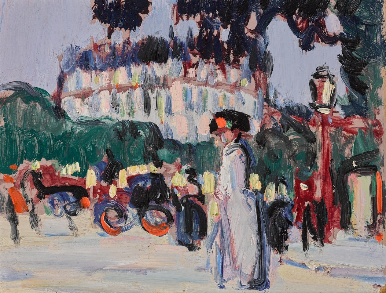 Près de l'Étoile, Paris by John Duncan Fergusson