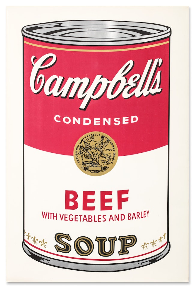 Campbell's soup I: Beef by Andy Warhol