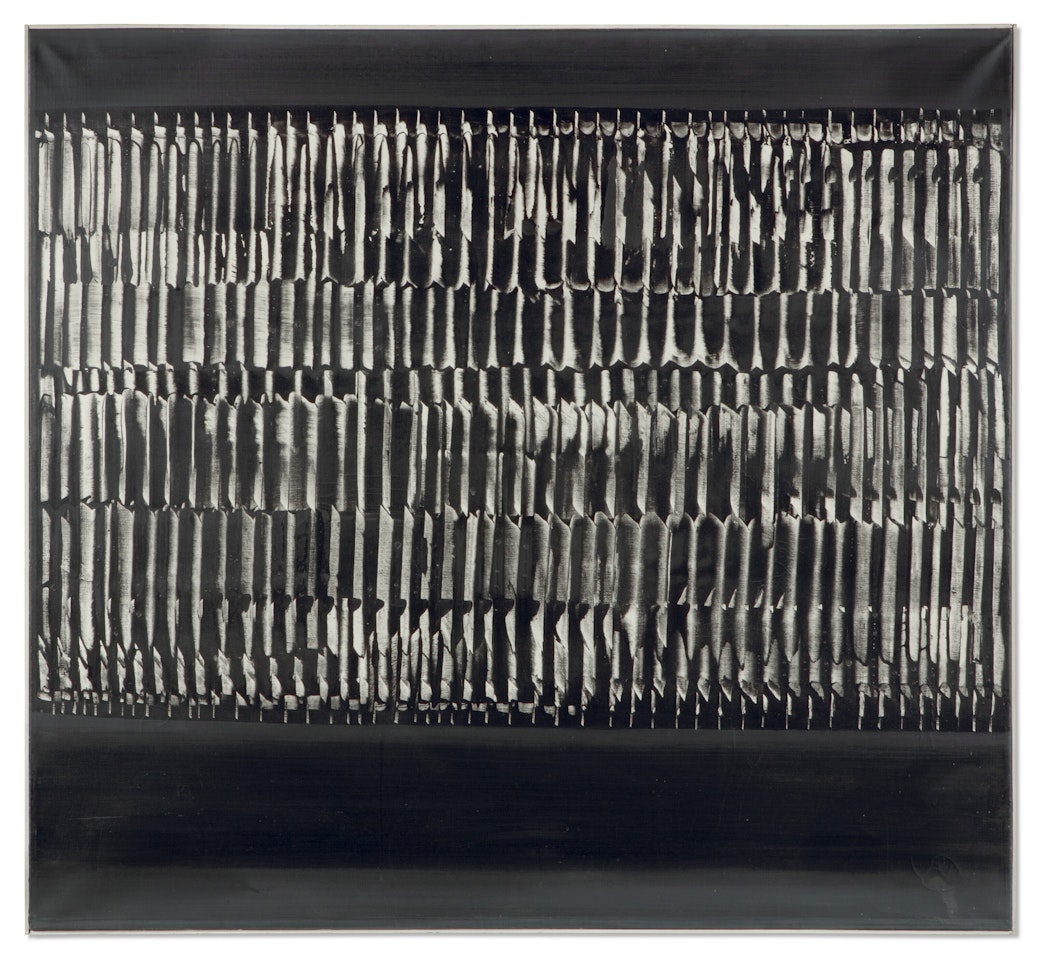 Dynamische Struktur Schwarz by Heinz Mack