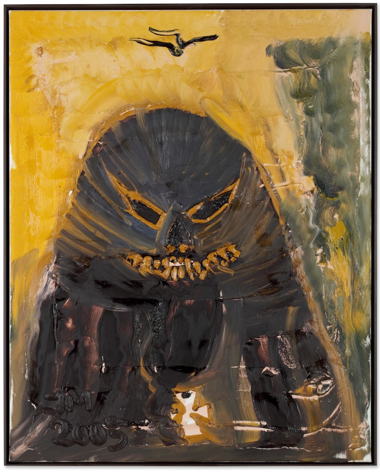 Der Einzeller Sosirisahneeis mit Tiefseepimmelchen im Rucksack, bräunlich (Kokain XX) by Jonathan Meese