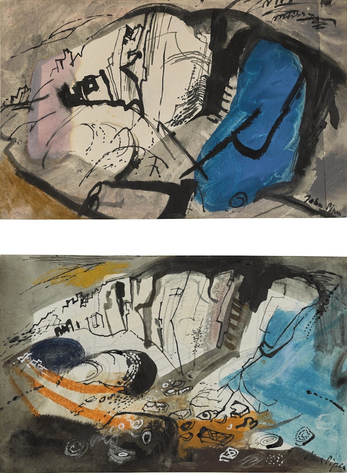 Slope of the Glyder Mountain, North Wales by John Piper