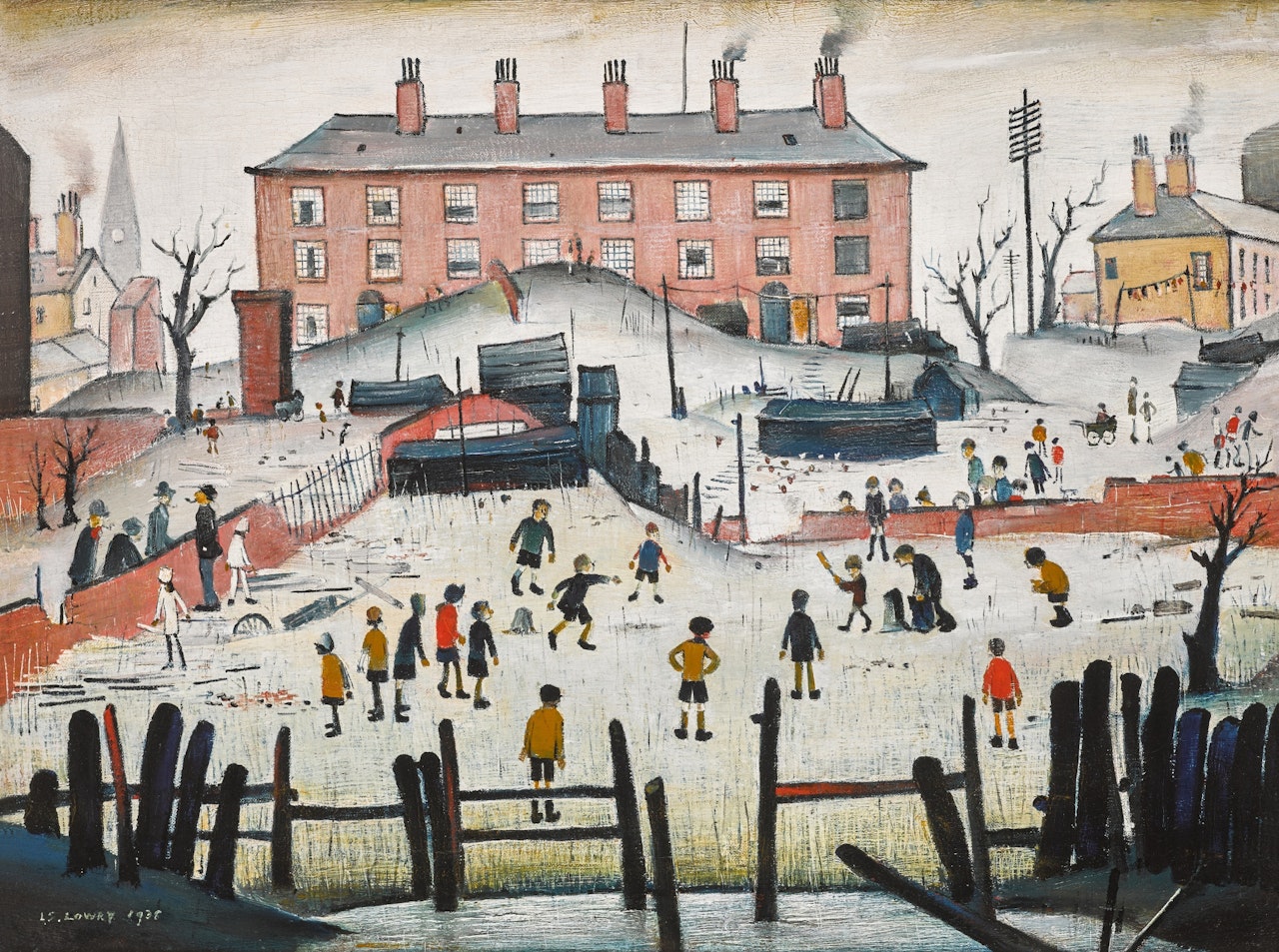 A Cricket Match by Laurence Stephen Lowry