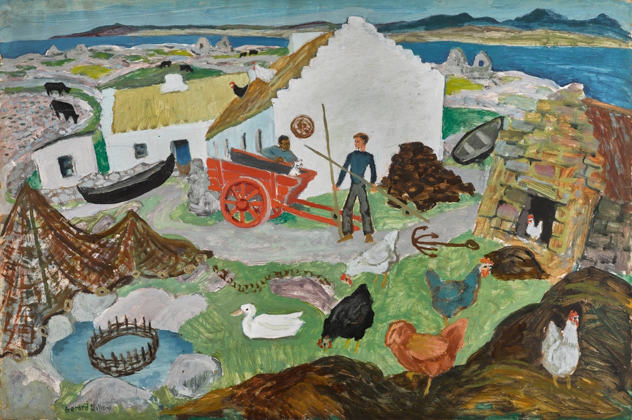 The Fisherman's Cottage by Gerard Dillon