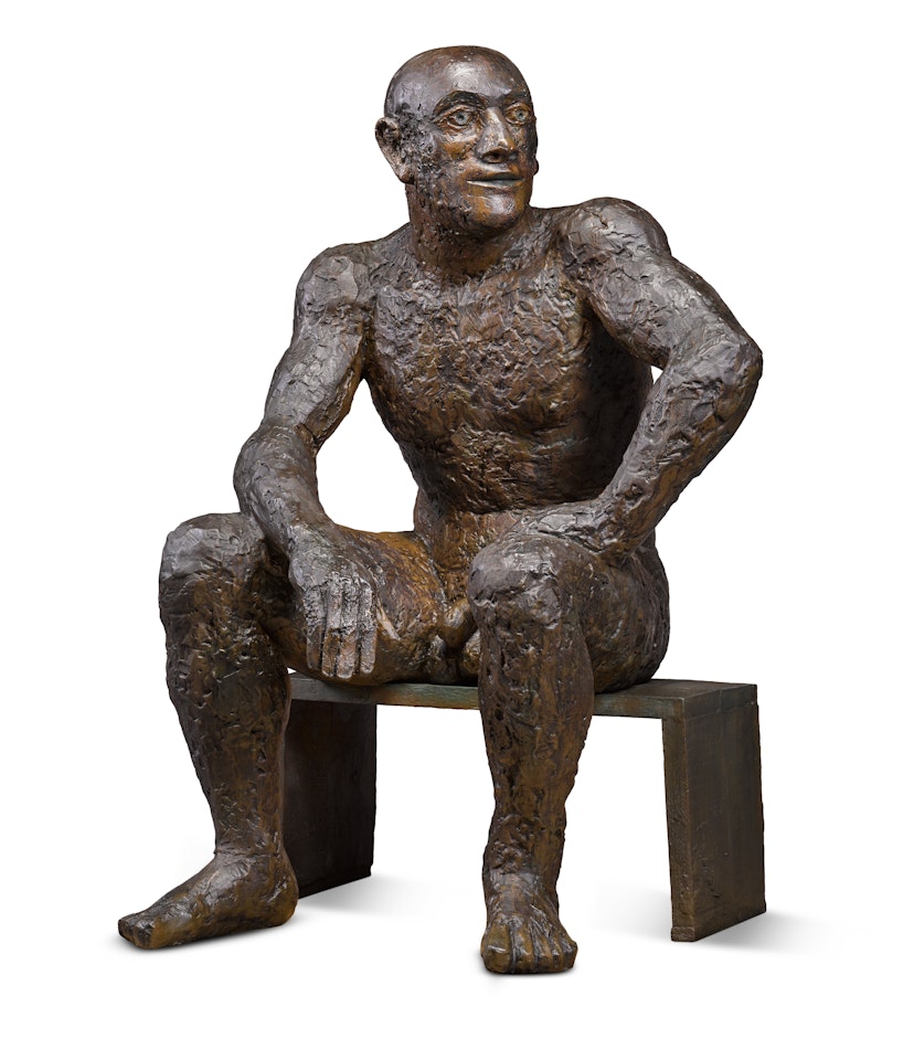 Seated Man II by Elisabeth Frink