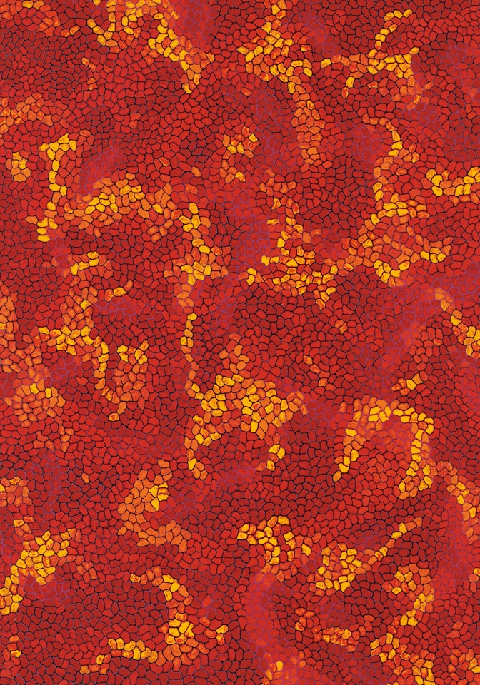 Madder-Colored Cloud by Yayoi Kusama