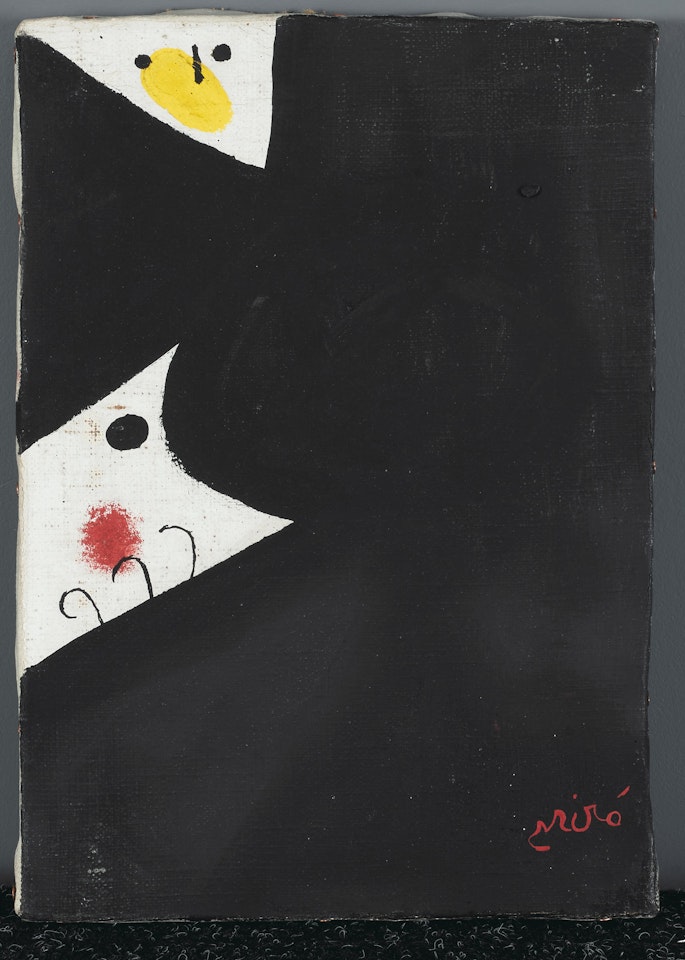 Femme aux 3 cheveux, constellation by Joan Miró
