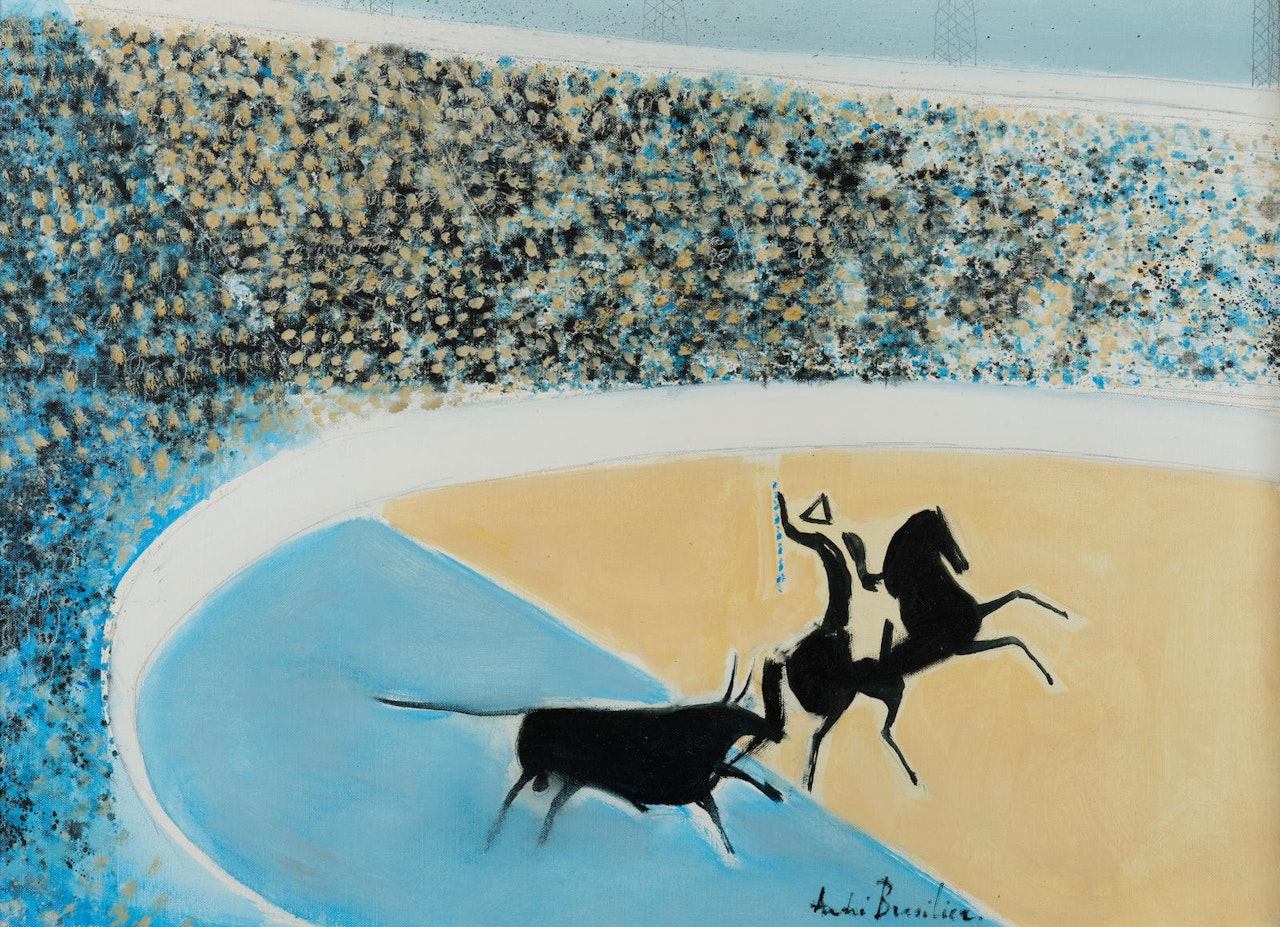Corrida portugaise by André Brasilier