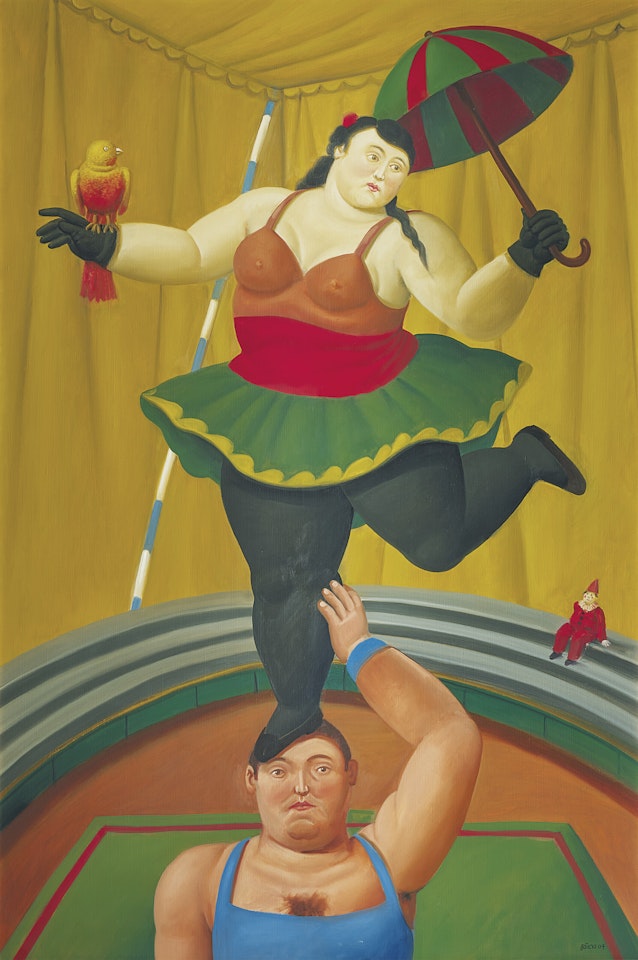 Equilibrist by Fernando Botero
