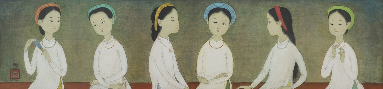 Femmes au turban (Women with Turbans) by Mai Trung Thu