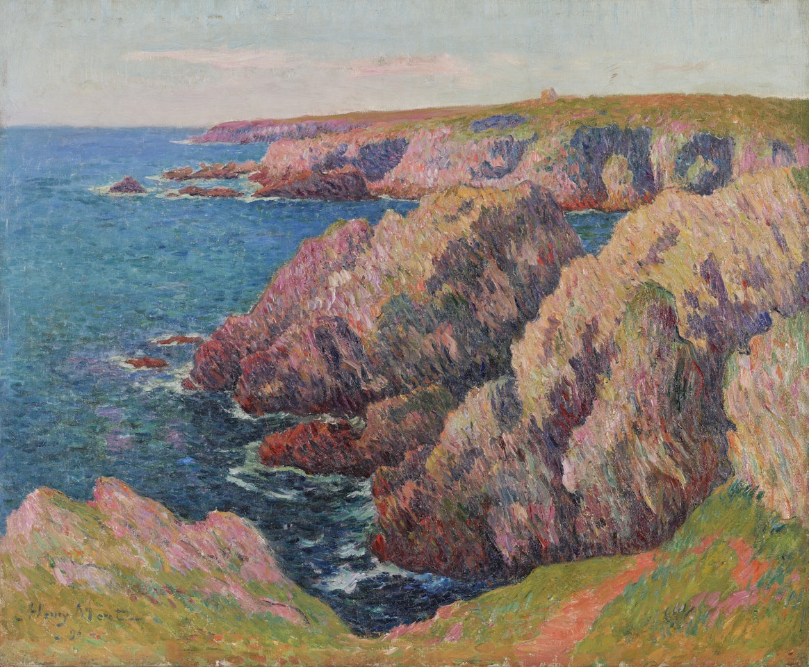 Les falaises by Henry Moret
