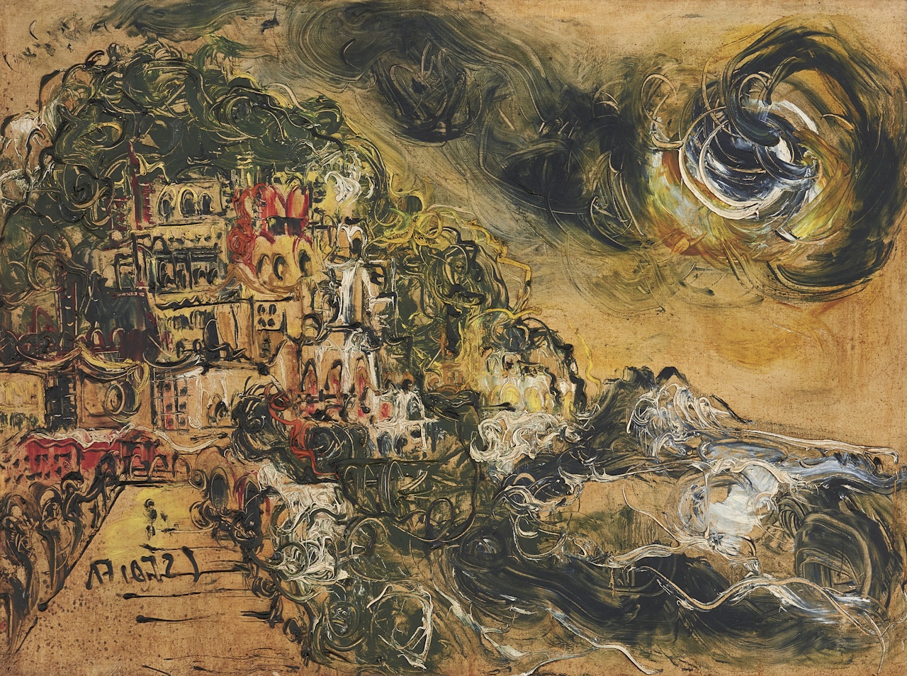 Positano, Italy by Affandi