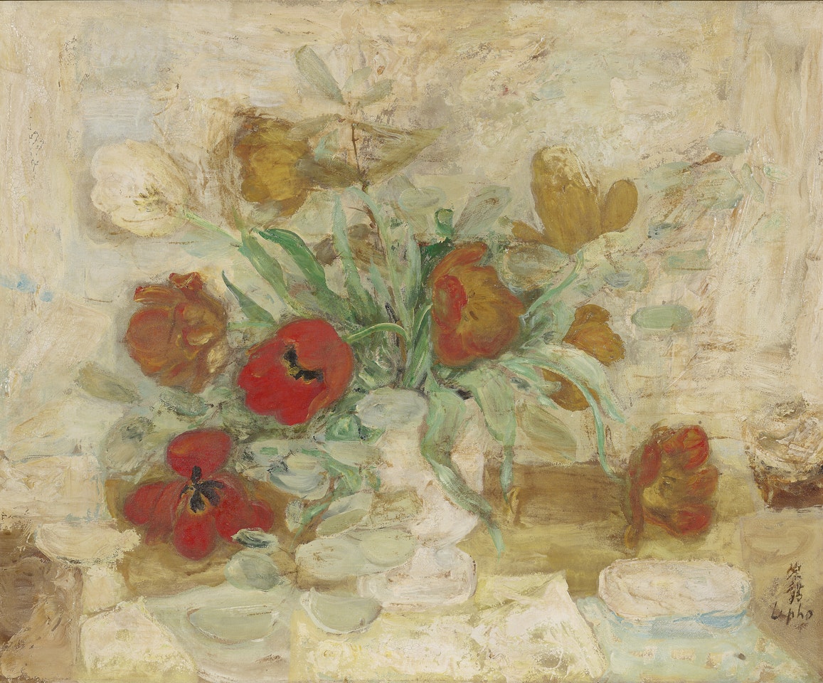 Les tulipes rouges et jaunes (Red and Yellow Tulips) by Le Pho