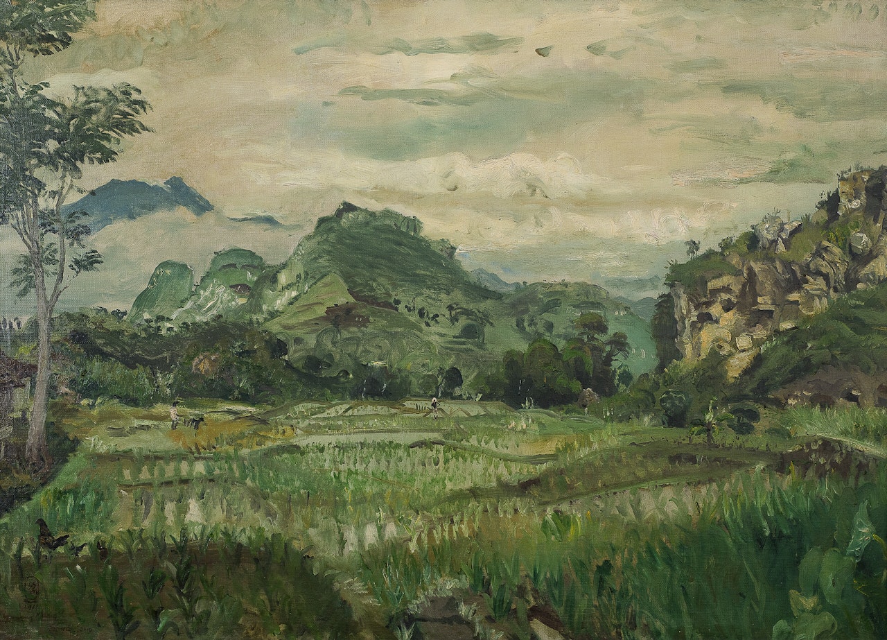 Gunung Massigit, West Java by Sindutomo Sudjojono