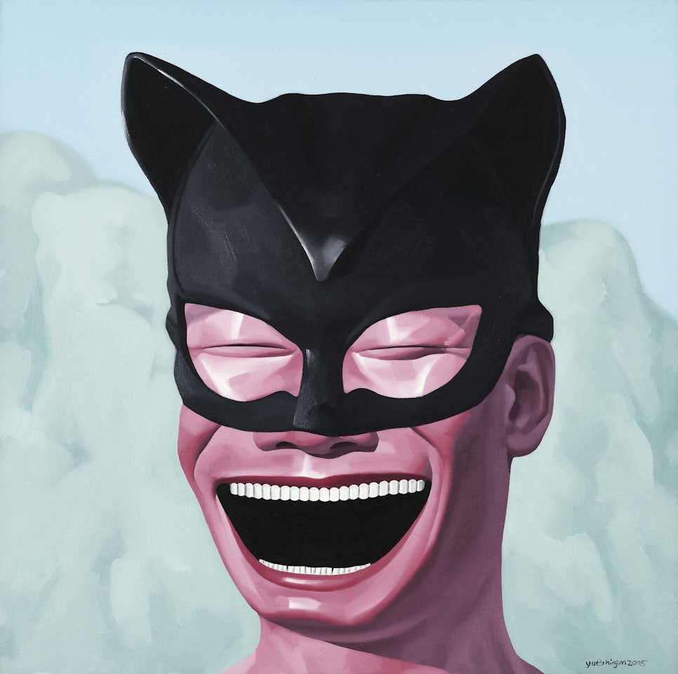 Hat Series: Cat Woman by Yue Minjun