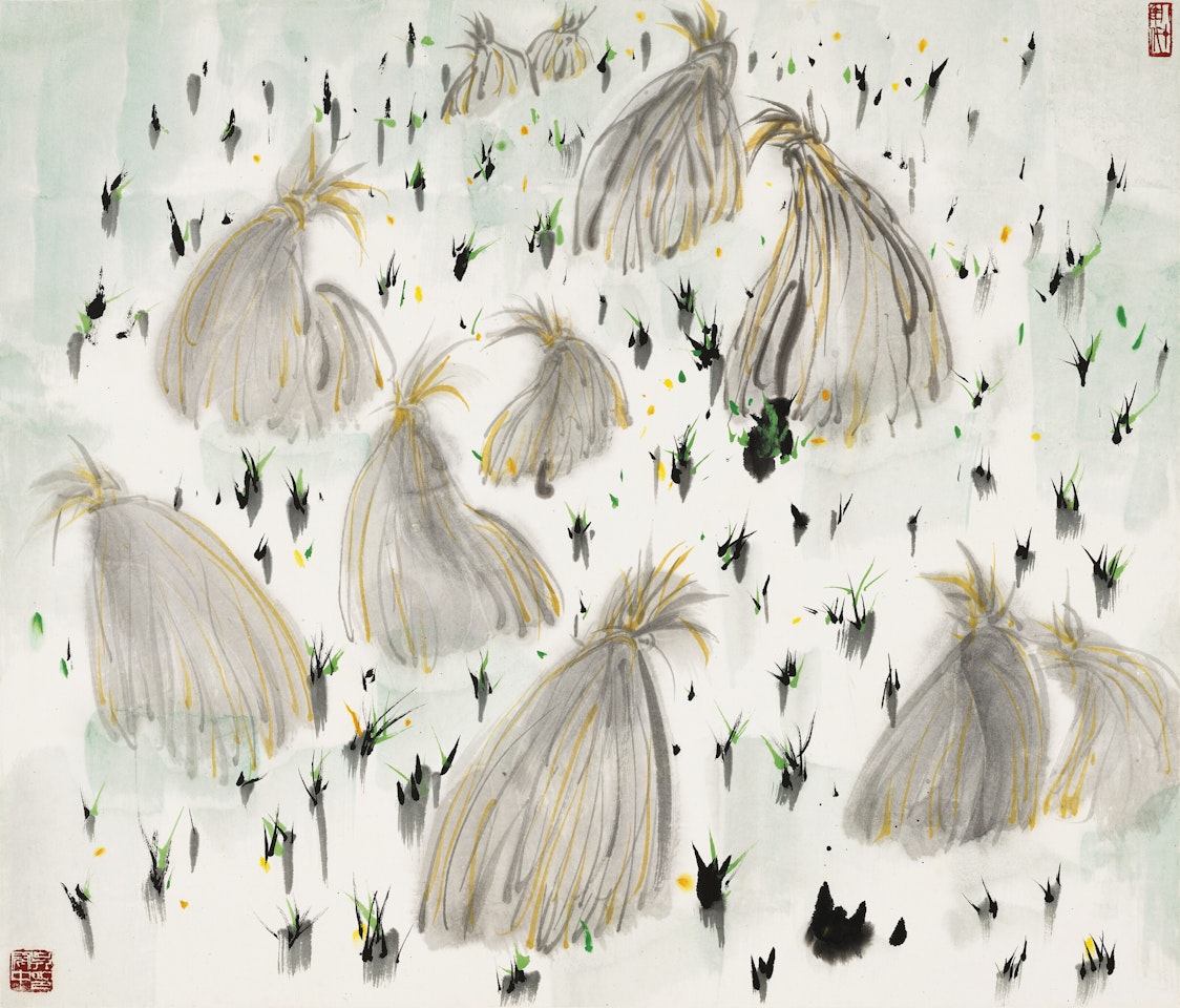 Rice Paddies by Wu Guanzhong