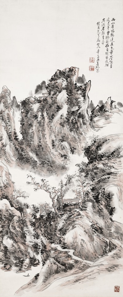 The Echo of Xishan by Huang Binhong