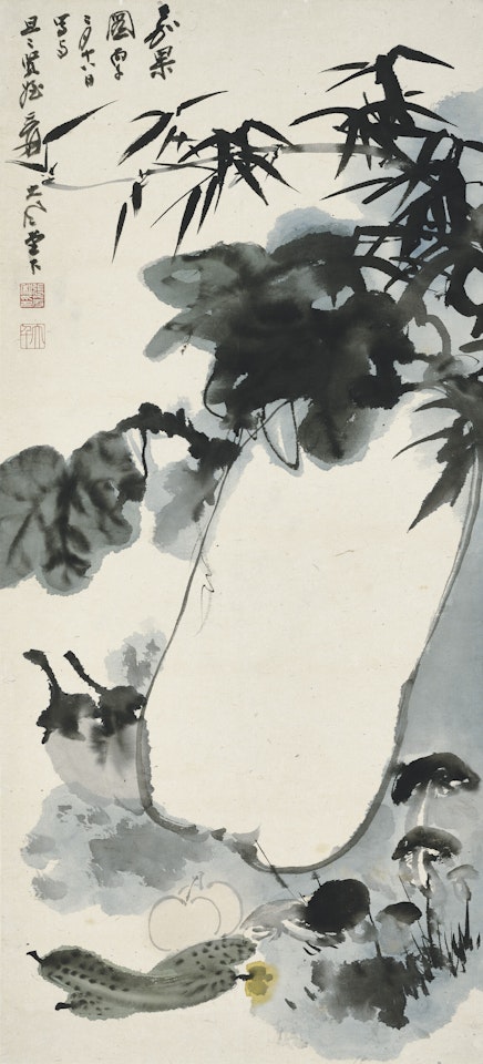 Delightful Vegetables by Zhang Daqian