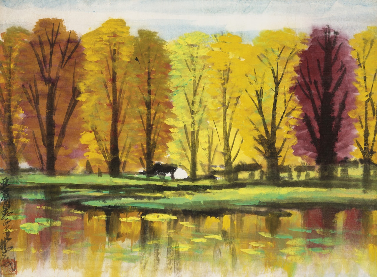 Autumn Forest by Lin Fengmian