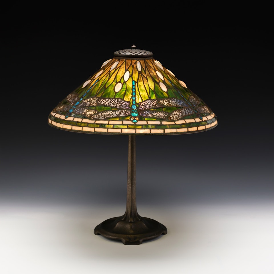 DRAGONFLY TABLE LAMP by Tiffany Studios