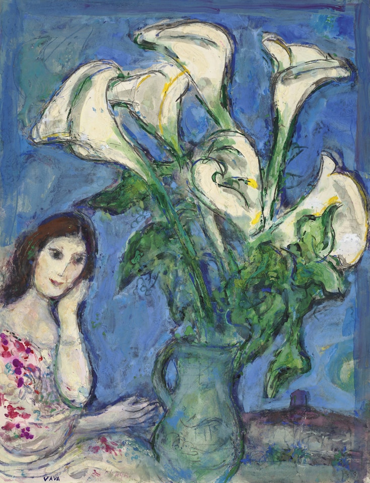 Vava aux arums by Marc Chagall