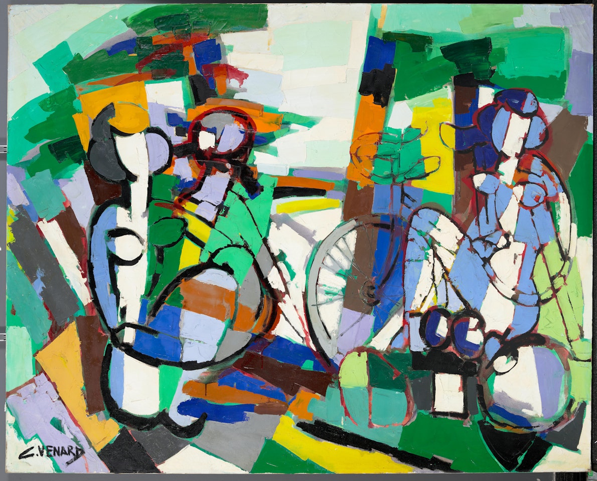 La cycliste by Claude Venard