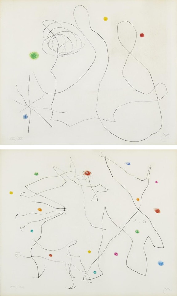 Le flux de l'aimant by Joan Miró