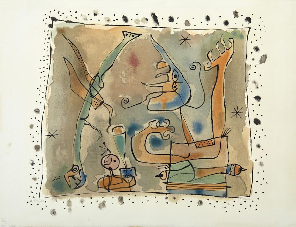 Après l'orage by Joan Miró