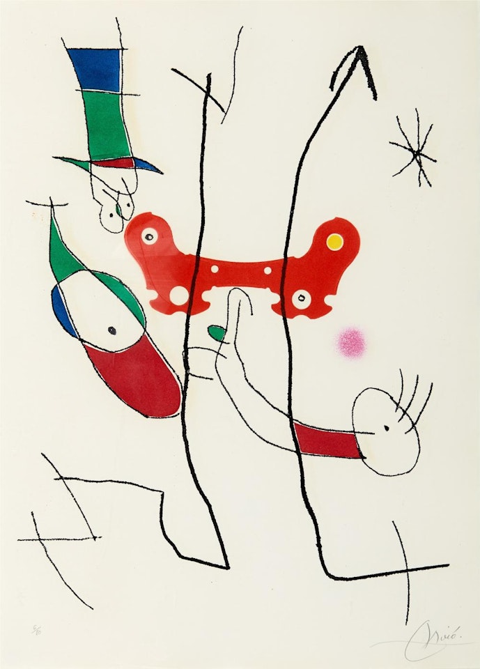 Le plus beau cadeau by Joan Miró