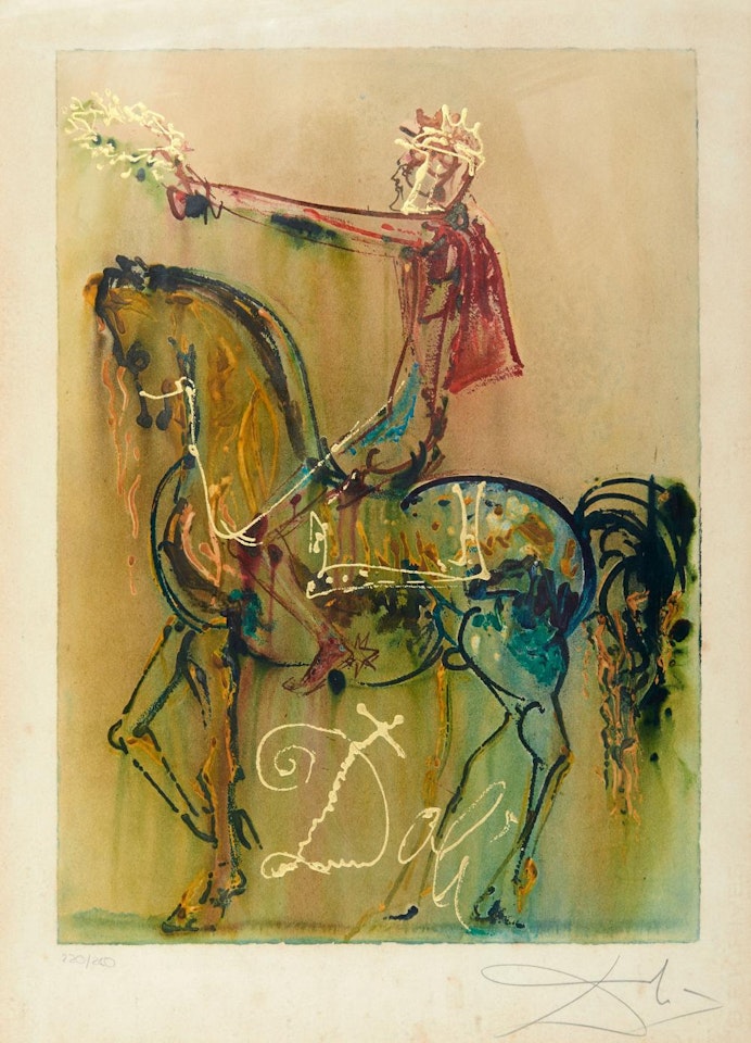Le Chevalier romain by Salvador Dali