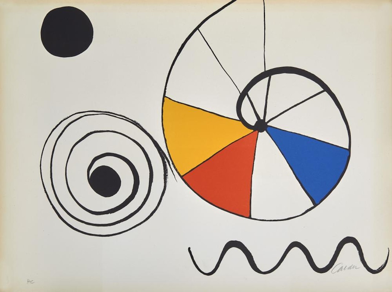 Spirale multicolore by Alexander Calder