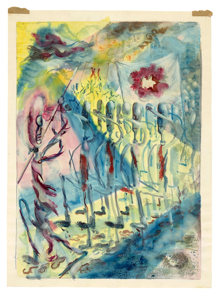 Battalion of the Hole by George Grosz