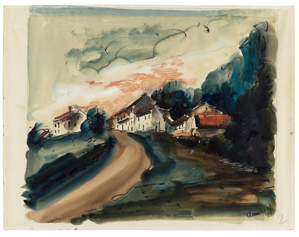 Village by Maurice de Vlaminck