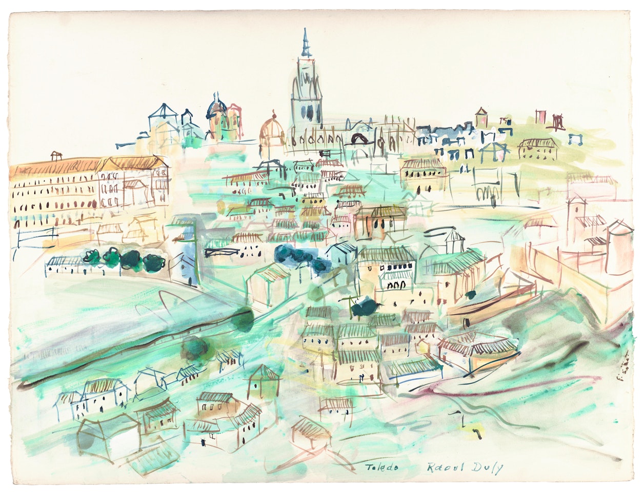 Tolède by Raoul Dufy